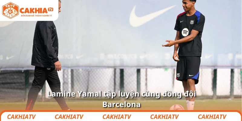Lamine Yamal sai, nhưng người lớn quanh cậu còn sai hơn 2 Lamine Yamal tập luyện cùng đồng đội Barcelona