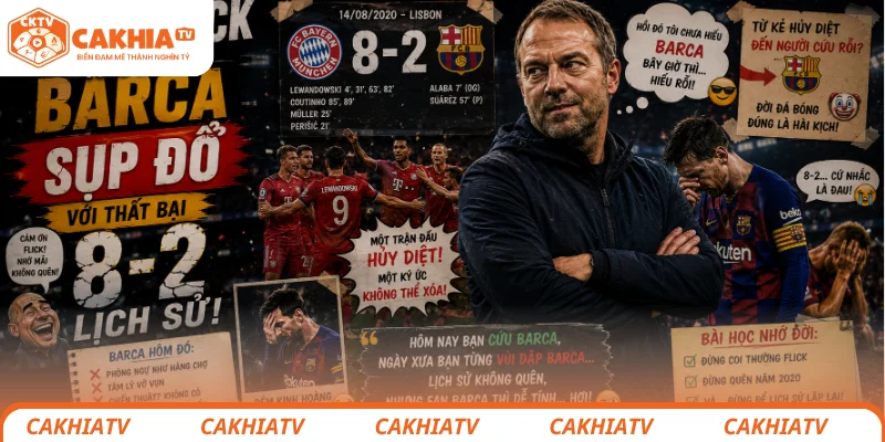 Hansi Flick và hành trình cứu rỗi Barcelona khủng hoảng 1 Hansi Flick từng khiến Barca sụp đổ với thất bại 8-2 lịch sử